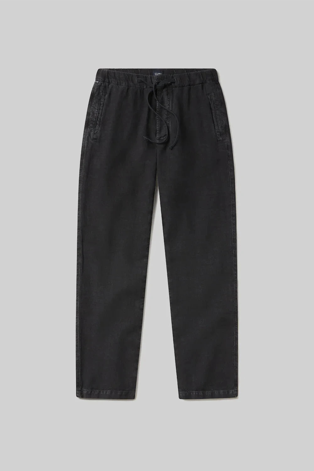 ANCELLM LINENSUEDE DECK PANTS(BLACK)サイズ2 LINENSUEDE DECK PANTS