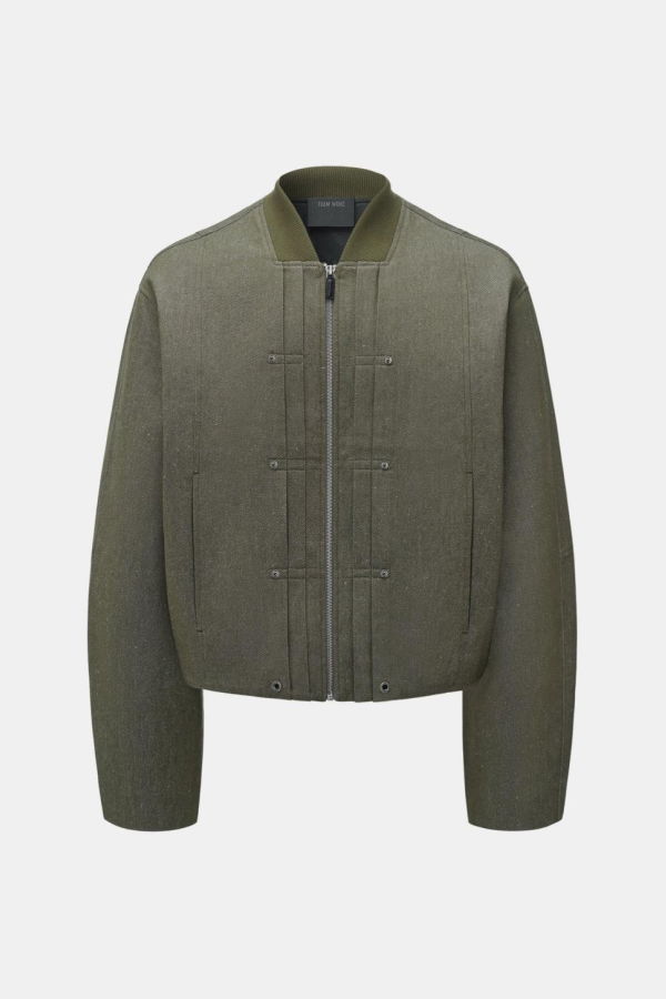 Team Wang Reset Zip-Up Jacket - Dark Moss Green