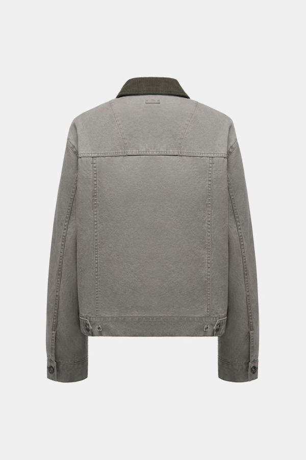 Team Wang Reset Patchwork Washed Jacket - Washed Gravel