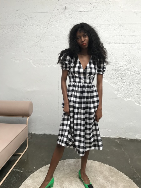 Lisa Says Gah For Garmentory | Topanga Midi Dress - Black + White