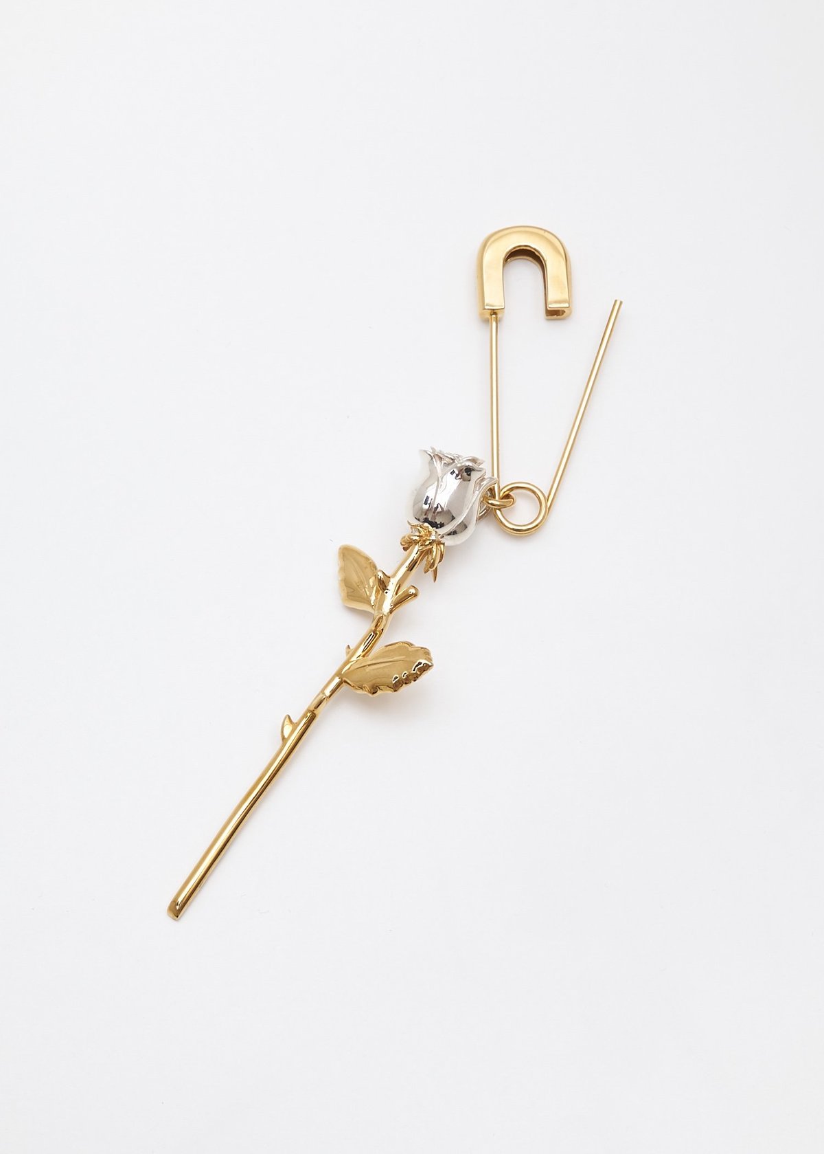 Ambush Rose Charm Earring - Gold | Garmentory