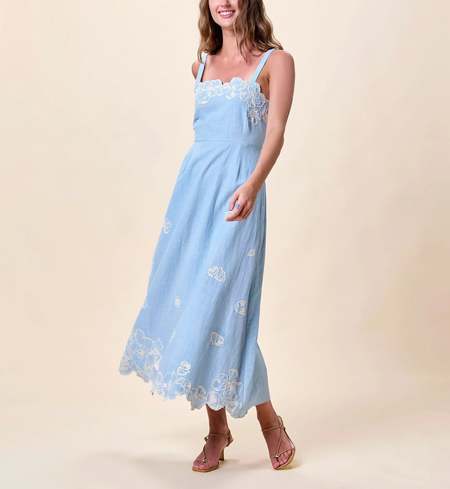 knee length dresses for ladies CLEOBELLA Indira Maxi Dress In Avalon  Lusso Di Luna Boutique