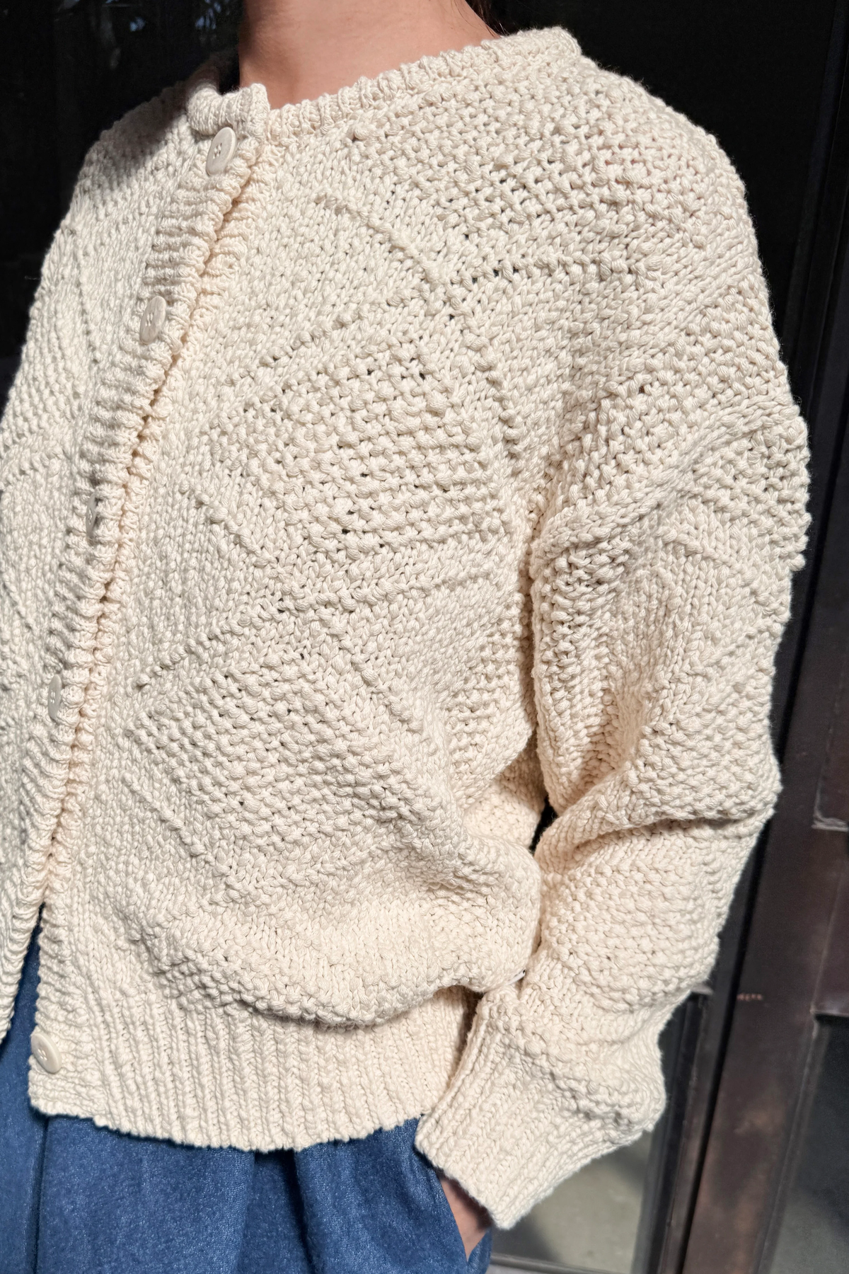 Le Bon Shoppe Mason Cotton Cardigan - Image 2 of 3