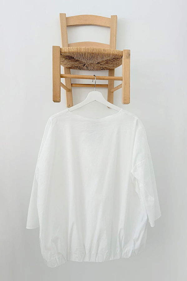 Album di Famiglia T-Shirt With Elastic TSL - White