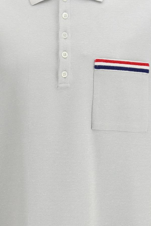 Thom Browne Polo Shirt - Pale Grey