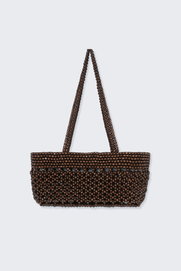 Cordera Wooden Beads Mini Bag