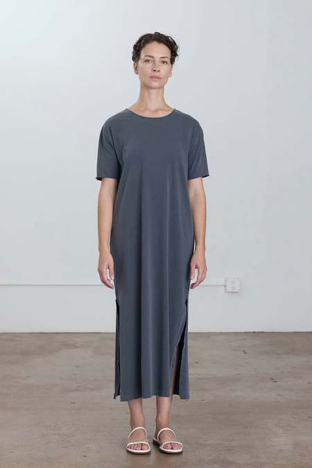 BLACK CRANE LONG LINEN DRESS | Garmentory BLACK CRANE LONG LINEN DRESS | Garmentory