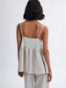 Eliza Faulkner Camille Linen Top with Bow - Thumbnail 2