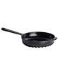 FIREUP Cookware Rapid Heat Enameled Cast Iron Frying Pan with Lid, 10 In. - Caviar Black - Thumbnail 2