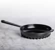 FIREUP Cookware Rapid Heat Enameled Cast Iron Frying Pan with Lid, 10 In. - Caviar Black - Thumbnail 5