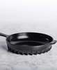 FIREUP Cookware Rapid Heat Enameled Cast Iron Frying Pan with Lid, 10 In. - Caviar Black - Thumbnail 7