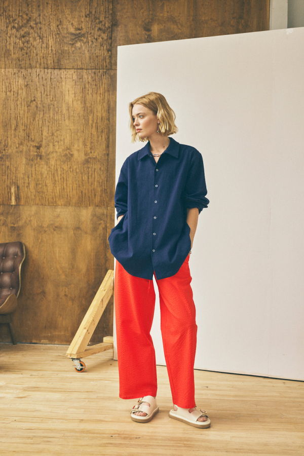 Devlyn Van Loon Oversized Snap Shirt