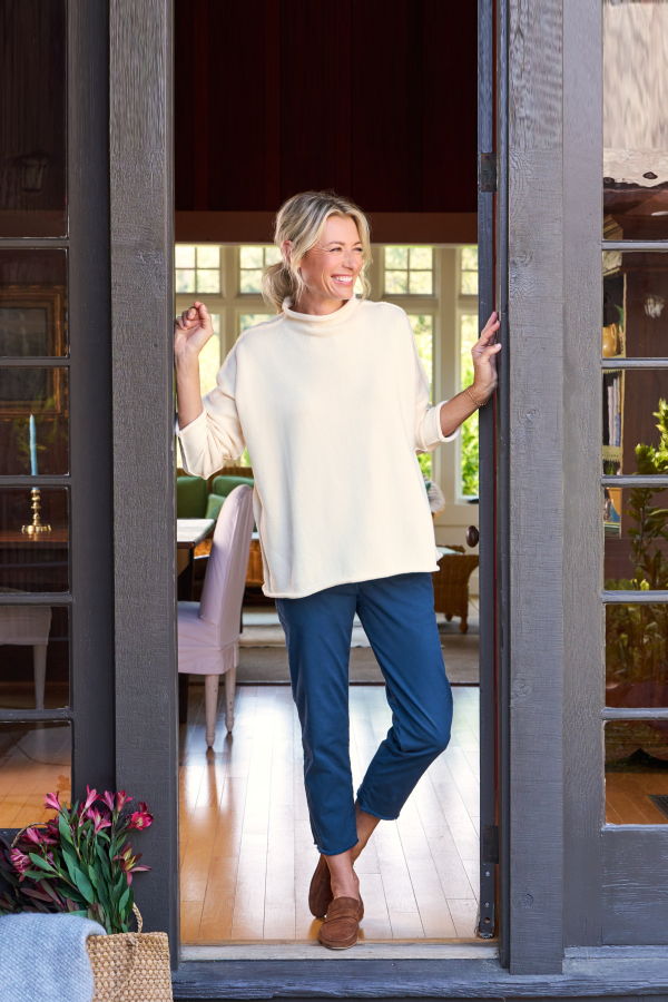 Frank & Eileen Wicklow Cropped Chino Pants