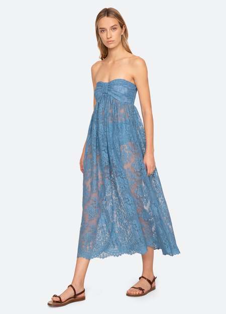 sachin and babi light blue dress Sea New York // Rosaline Embroidery Dress // Tucci Boutique