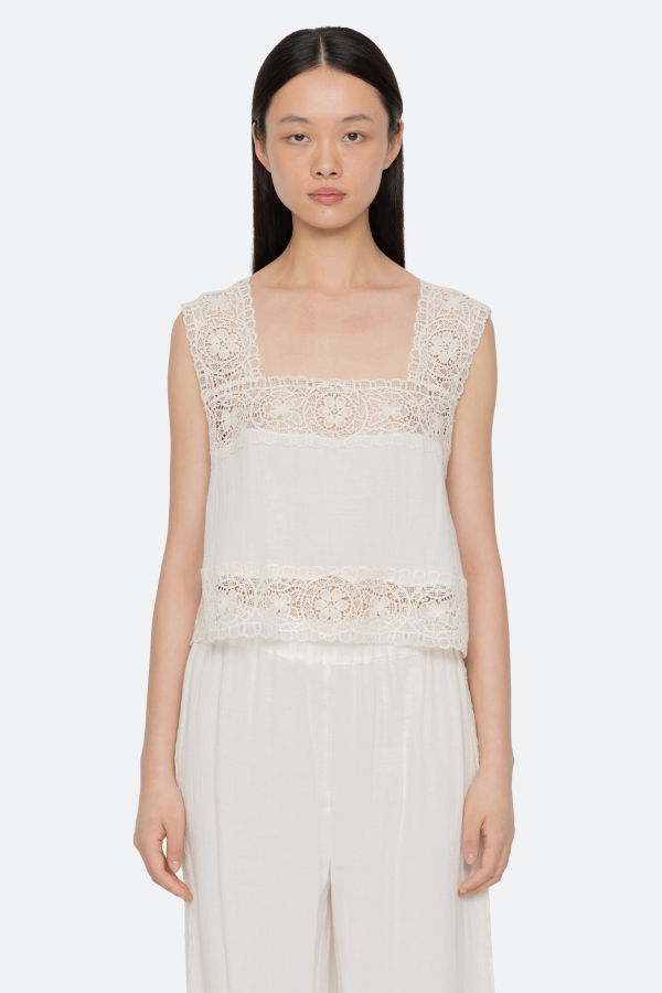 Sea NY Gardener Tank - Cream