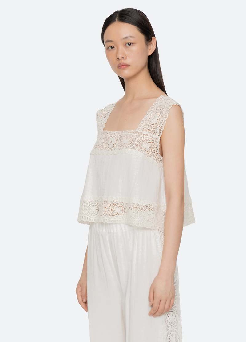 Sea NY Gardener Tank - Cream