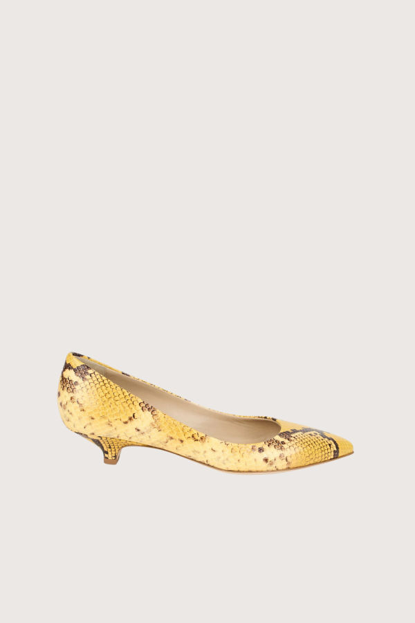 Jamie Haller The Kitty Point Heel - Yellow