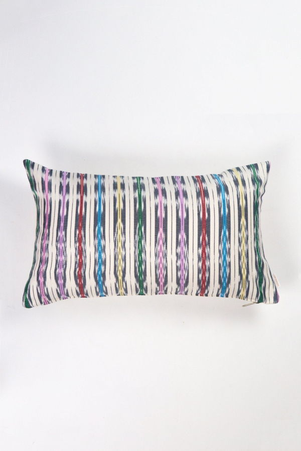 Archive New York Manuela Jaspé Pillow - Grey Rainbow