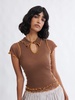 Eliza Faulkner Percy Polo Top - Thumbnail 1