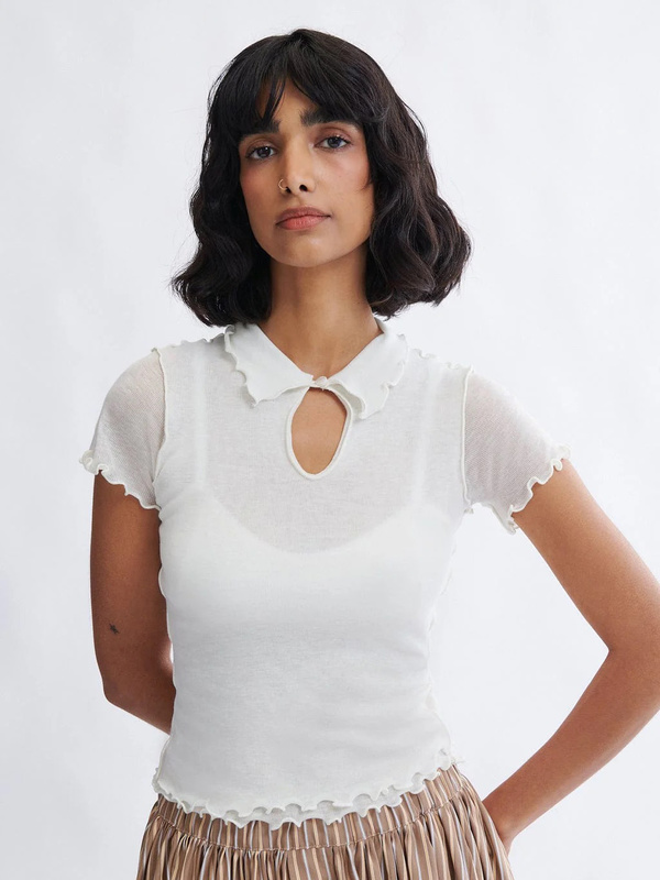 Eliza Faulkner Percy Polo Top Eliza Faulkner Percy Polo Top