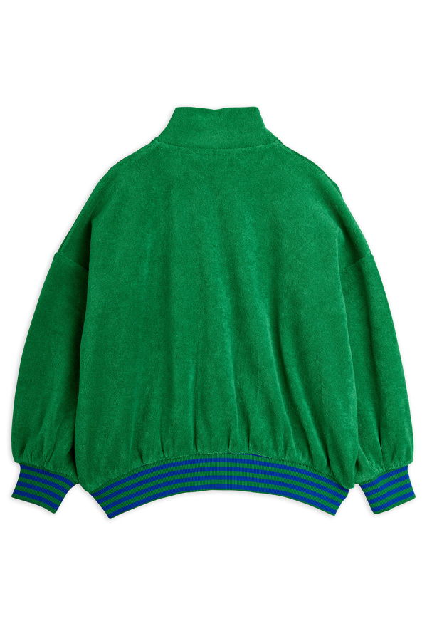 KIDS Mini Rodini Table Tennis Patch Terry Zip Up Sweatshirt