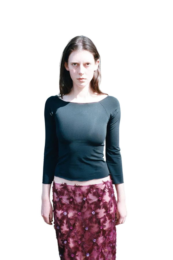 Maryam Nassir Zadeh Whisper Tee - Black