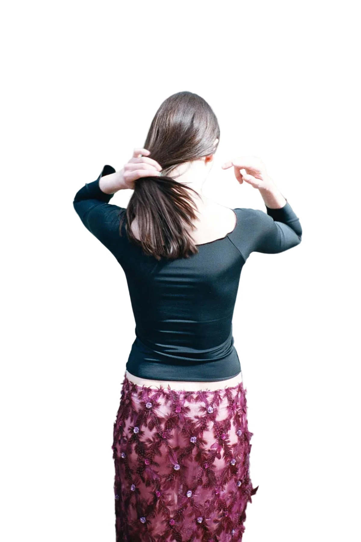 Maryam Nassir Zadeh Whisper Tee - Black - Image 3 of 10