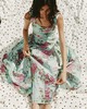 Eliza Faulkner Vivienne Maxi Dress - Aqua Floral Taffeta - Thumbnail 2