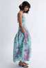 Eliza Faulkner Vivienne Maxi Dress - Aqua Floral Taffeta - Thumbnail 3