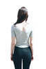 Maryam Nassir Zadeh Lara Sash Top - Allumino/White - Thumbnail 3