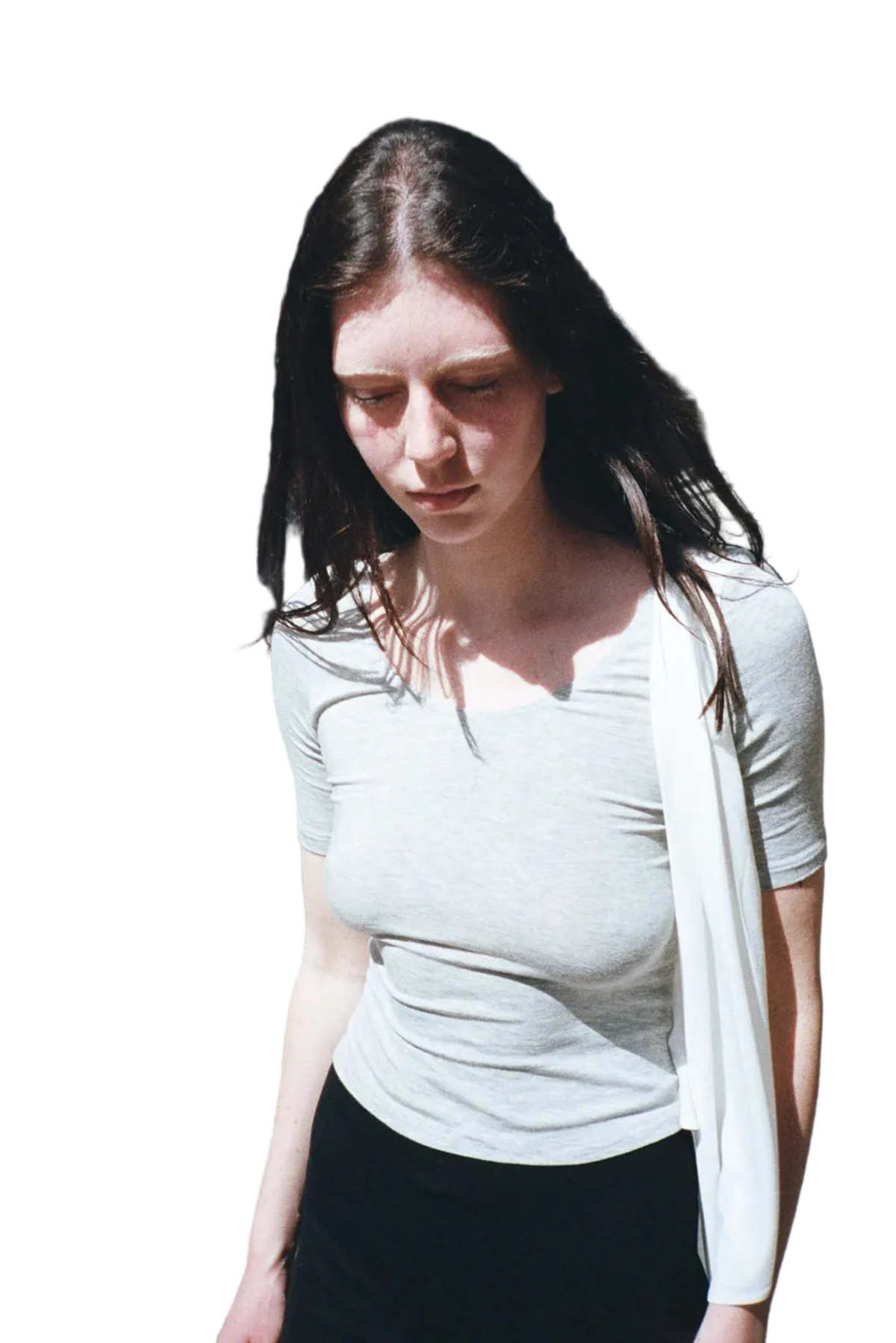 Maryam Nassir Zadeh Lara Sash Top - Allumino/White - Image 5 of 9
