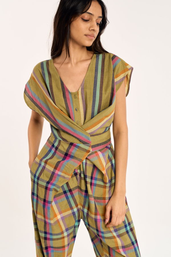 RUJUTA SHETH Venus Wrap Jumper - Spice Trail
