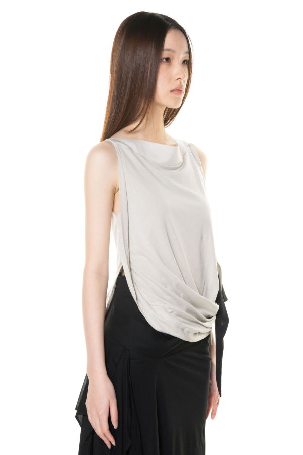CARO CHIA Fallo Mist Draped Top