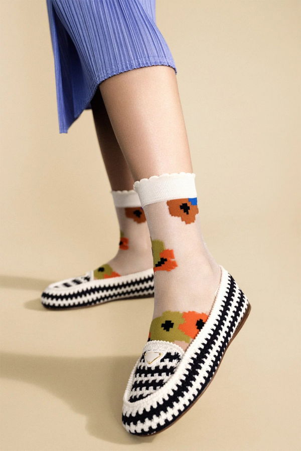 Hansel from Basel Margot Sheer Crew Socks
