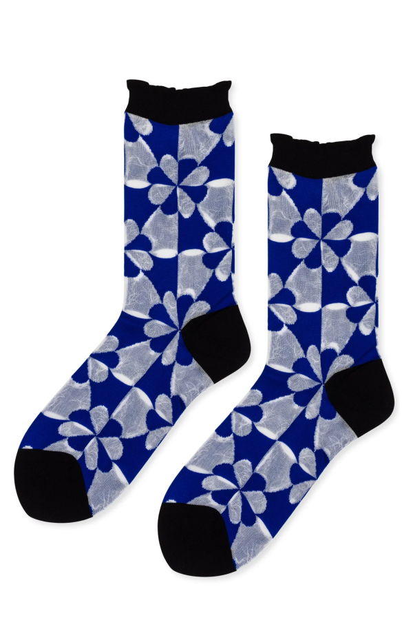 Hansel from Basel Pinwheel Sheer Crew Socks