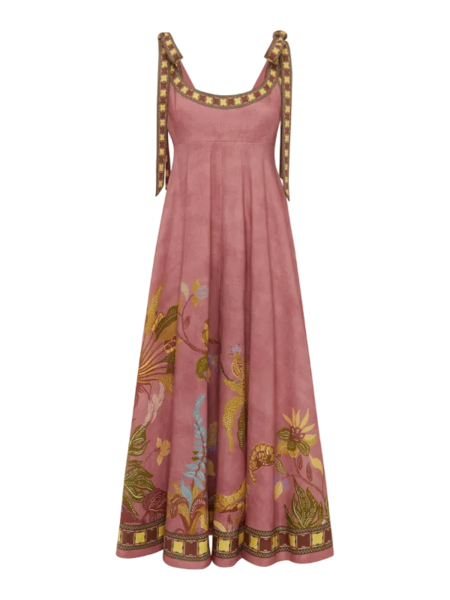 Alemais Poppy Spliced Midi Dress | Garmentory Alemais Poppy Spliced Midi Dress | Garmentory