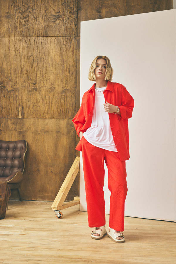 Devlyn Van Loon Oversized Snap Shirt