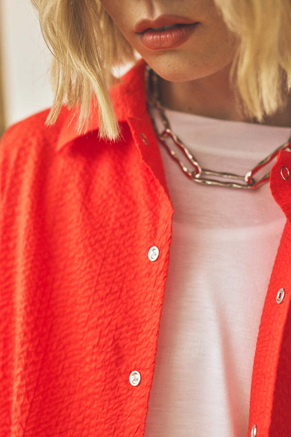 Devlyn Van Loon Oversized Snap Shirt