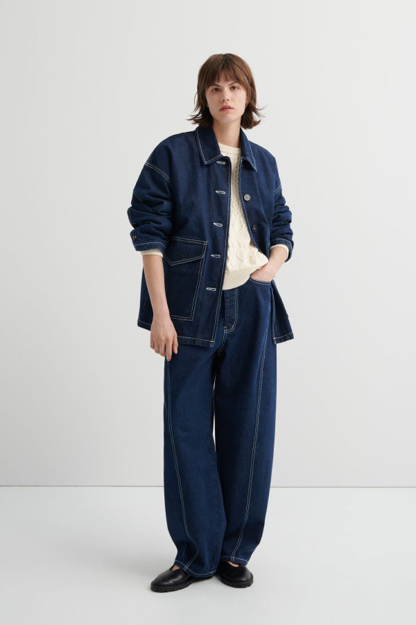 Kowtow Portrait Jacket - Indigo Denim