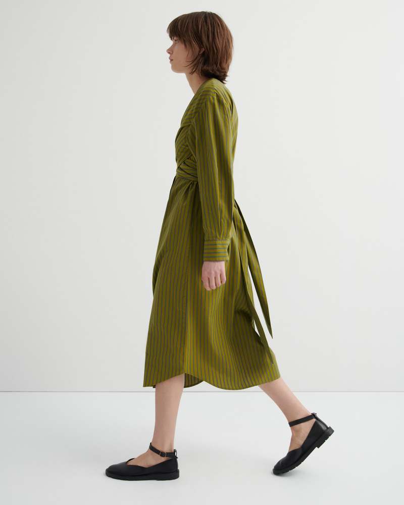 Kowtow Twist Dress - Artisan Stripe