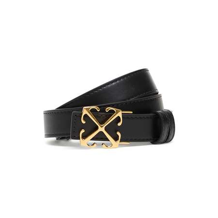 Our Legacy Leather 2cm Belt - Flowers On Black | Garmentory