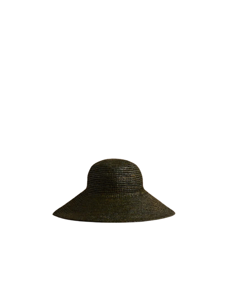 JANESSA LEONE‎ Iris Striped Natural Womens Medium Straw Bucket Hat NEW Janessa Leone | Accessories | New Janessa Leone Iris Striped  main image 4