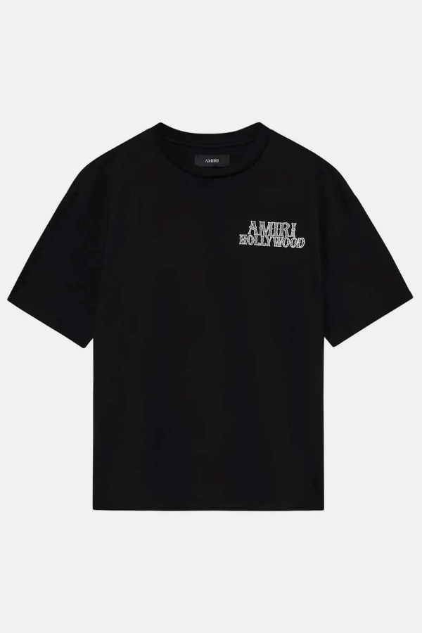 Amiri Hollywood Oversized Tee - Black