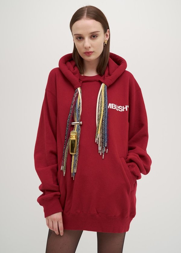 Ambush Multi Cord Hoodie - Red | Garmentory