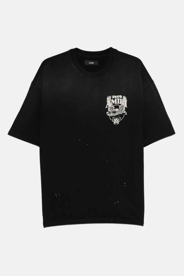 Amiri Eagle Oversized Tee - Black