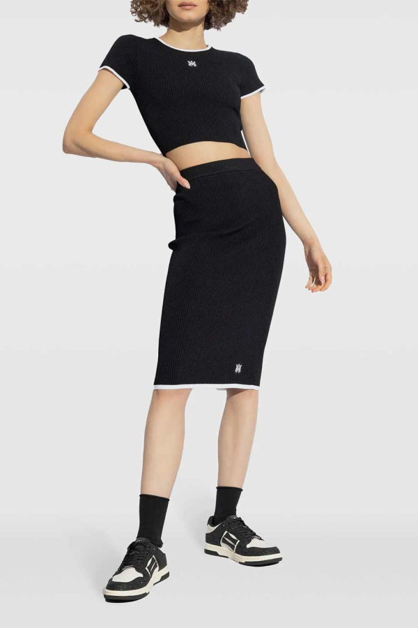 Amiri MA Baby Tee - Black