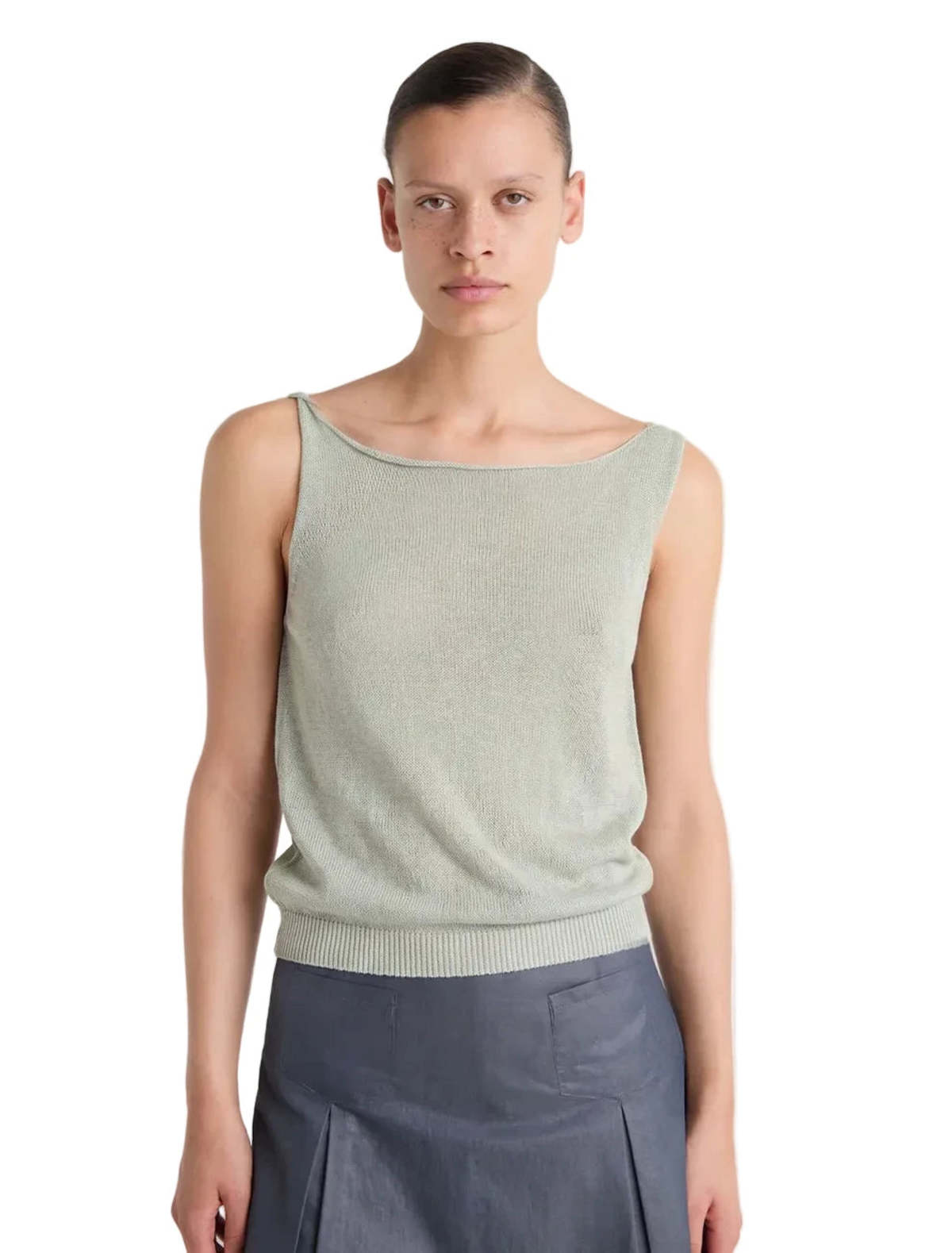 Paloma Wool Lotti Tank - Green - Image 2 of 11