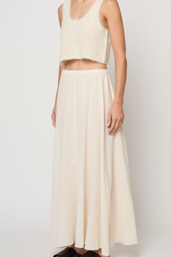 Atelier Delphine Gauze Pull On Skirt