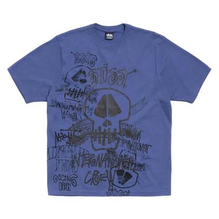 Stussy Surf Skate Skull T-Shirt - Black | Garmentory