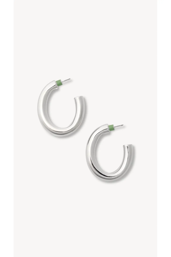 Machete Medium Perfect Oval Hoops Earrings